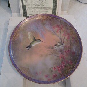 Collectors Plate Garden Whispers